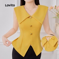 Top com Botão e Lapela: Elegância e Conforto - imagem 1