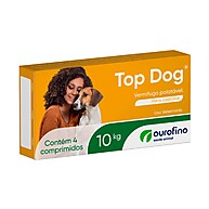 Top Dog: Vermífugo Cães Contra Giárdia e Vermes - imagem 1
