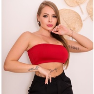 Top Faixa Vermelho: Conforto e Estilo! - imagem 1