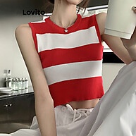 Top Feminino Listrado Lovito: Casual e Moderno - imagem 1