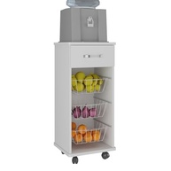 Fruteira Top 1330 Ilan Branca - Design Moderno com Rodas para Cozinha Organizada - imagem 2