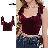 Top Lovito Elegante com Cadarço: Seu Novo Essencial - imagem 1