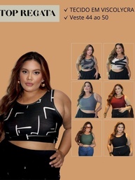 Top Regata Plus Size: Conforto & Estilo! - imagem 1