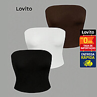 Top Tomara Caia Liso Lovito: Conforto e Estilo! - imagem 1