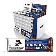 Top Whey Bar Chocolate Avelã: 12 Barras Proteicas - imagem 1