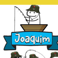Topo Topper Pescador: Enfeite de Bolo Perfeito para Aniversário - imagem 1