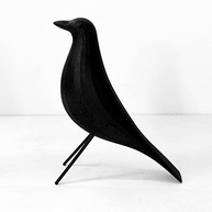 Pássaro M Decorativo 3D Preto - 17,4 cm | Toque Realístico para Ambientes Elegantes - imagem 4