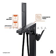 Misturador Monocomando Santa Maria Pingoo: Sofisticação e Controle em Um Só Toque - imagem 2