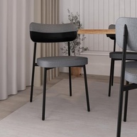 Cadeira Fixa Alloa CD4PAL50 50 X 44,7 X 83,8 cm - Design Contemporâneo com Toques Retrô em Aço Revestido - imagem 3