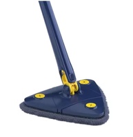Mop Triangular Giratório 360° com Torção Automática - Limpeza Inteligente para Pisos e Vidros - imagem 1