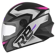 Capacete Fechado Pro Tork R8 Pro Fosco Preto e Rosa - Segurança e Estilo para Você! - imagem 2