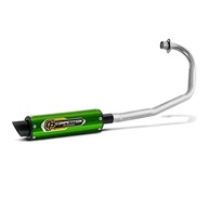Escapamento Pro Tork Competition Curva Preta Titan 150 KS/ES 2004-2008 Verde - Som Esportivo e Design Único - imagem 2