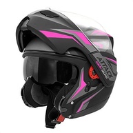 Capacete Robocop Pro Tork New Attack HSA Preto e Rosa: Estilo e Segurança para Você! - imagem 1