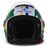 Capacete Aberto Pro Tork New Atomic Patriota Branco/Verde - Segurança e Estilo para Você! - imagem 4