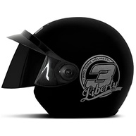 Capacete Aberto Pro Tork Liberty 3 Solid Preto Fosco - Segurança e Estilo para Sua Pilotagem - imagem 2