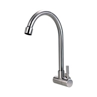 Torneira Cozinha Parede Inox 304: Prata Escovado Pingoo - imagem 1