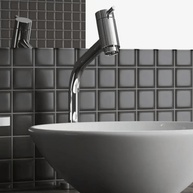 Torneira de Banheiro Link Alta: Elegância em Inox Preto - imagem 1