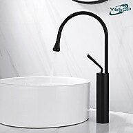 Torneira Pia Banheiro Preta Fosca 45cm Yesop – Monocomando Luxo - imagem 1