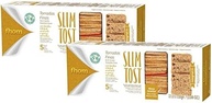 Torrada Slim Tost Integral com Grãos Zero Lactose Alimento Vegano Fhom 110g - imagem 1