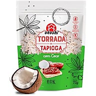 Okoshi: Torrada Tapioca Coco - Snack Fit Vegano 75g - imagem 4