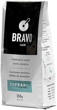 Café Soprano Torrado e Moído, Bravo Café, Frutas Cítricas, 250g, Pacote de 1 - imagem 2