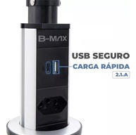 Torre de Tomada Embutir Mesa com 2 USB + USB-C - Elegância e Praticidade para seu Escritório - imagem 4