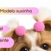 Kit 60 Elásticos Pompom para Pet - Banho e Tosa - imagem 2