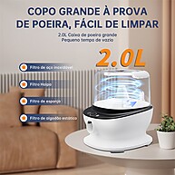 Kit 5 em 1 para Pets: Aparador, Aspirador e Tosquiadeira - imagem 2