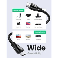 Cabo HDMI 2.1 MPOWER 8K 60Hz 1m: Imersão Total em 48Gbps! - imagem 5