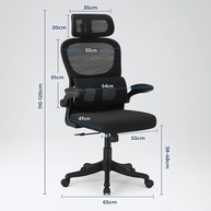 Cadeira de Escritório Ergonômica Premium com Ajuste Total e Suporte até 200kg - imagem 3