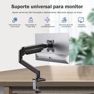 Suporte de Mesa para TV/Monitor: Ajuste Total! - imagem 2