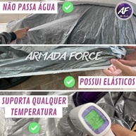 Capa Protetora Impermeável para VW Gol G1 a G10 - Proteção Total com Forro Central - imagem 4