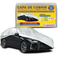 Capa Automotiva Forrada Total Impermeável Proteção UV Silver - Tamanho P - imagem 1