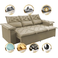 Sofá Cama Retrátil 3 Lugares inBox: Conforto Total! - imagem 2