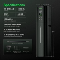 Umidificador Wi-Fi Inteligente VIVOSUN AeroStream H09 - Controle Total da Umidade para Cultivo - imagem 3