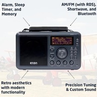 Rádio Eton Elite Field AM/FM/Ondas Curtas com Bluetooth: Som de Qualidade e Conexão Total - imagem 5