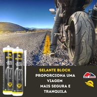 Vacina Selante Preventiva Block 300ml: Proteção Total para Pneus de Moto - imagem 3