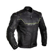 Jaqueta Motociclista Texx Falcon V2 Masculina - Couro e Poliéster, Proteção Total e Design Esportivo - imagem 2