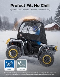 Gabinete Universal KEMIMOTO para ATV: Proteção Total e Conforto no Inverno - imagem 3