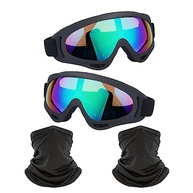Kit 2 Óculos Motocross + Máscara Bandana Respirável - Proteção Total e Estilo - imagem 2