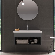 Gabinete com Cuba para Banheiro em MDF Premium Gianduia Zoff - Design Moderno e Resistência Total - imagem 1