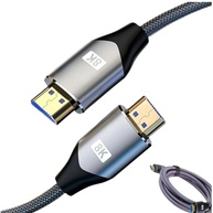 Cabo HDMI 2.1 8K Ultra HD 3m: Imersão Total em Jogos e Filmes | Nylon Reforçado, HDR, eARC, Dolby Vision/Atmos - imagem 1
