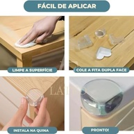 Kit 16 Protetores de Silicone para Quinas de Mesa - Segurança Total para Bebês e Pets - imagem 5