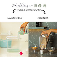 Dispenser de Lavanderia 3,3L Acrílico – Organização Total! - imagem 2
