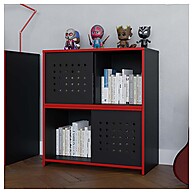 Kit Armário Alto e Baixo Gamer Pixel Preto – Organização Total - imagem 2