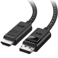 Cable Matters Cabo DisplayPort 8K para HDMI: Imersão Total em 8K 30Hz ou 4K 120Hz - imagem 1
