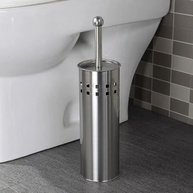 Escova Sanitária com Suporte em Aço Inox - Design Moderno e Higiene Total para Banheiros - imagem 5