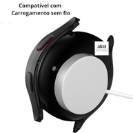 Case Bumper Premium com Película para Samsung Watch 7 40mm - Proteção Total e Estilo (Preto) - imagem 5