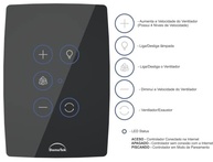 Controle Inteligente Wi-Fi para Ventilador de Teto Dometek Preto – Controle Total pelo Celular - imagem 3