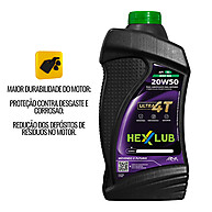 Óleo de Motor 20W50 Hexcelub Ultra 4T: Proteção Total - imagem 2